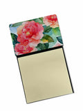 Alabama Camellia in Watercolor Watercolor Sticky Note Holder Refillable Dispenser Desk Accessory 3x3 Pad Gift