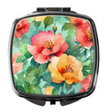 Georgia Cherokee Rose in Watercolor Compact Mirror Decorative Travel Makeup Mirror for Women Girls Gifts Pocket Makeup Mirror Folding Handheld