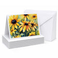 Maryland Black-Eyed Susans in Watercolor Greeting Cards Pack of 8 Blank Cards with Envelopes Whimsical A7 Size 5x7