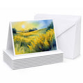 Nebraska Goldenrod in Watercolor Greeting Cards Pack of 8 Blank Cards with Envelopes Whimsical A7 Size 5x7