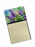 New Hampshire Purple Lilac in Watercolor Watercolor Sticky Note Holder Refillable Dispenser Desk Accessory 3x3 Pad Gift