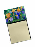 Tennessee Iris in Watercolor Watercolor Sticky Note Holder Refillable Dispenser Desk Accessory 3x3 Pad Gift
