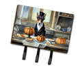 Basenji Fall Kitchen Pumpkins Leash or Key Holder Wall Hooks, Coat Rack Wall Mount, for Hanging Keys, Towels, Aprons, Leashes