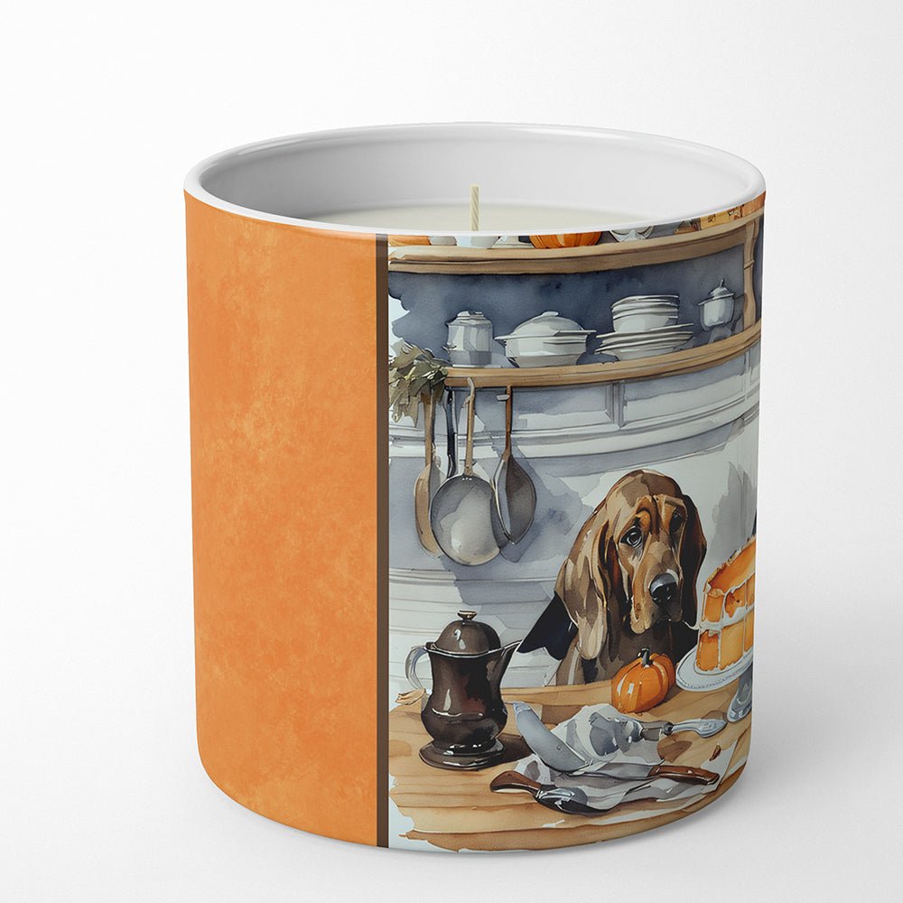 Bloodhound Fall Kitchen Pumpkins Decorative Soy Candle Nature Soy Wax Essential Oil Home Decor Ideal for Bedroom Kitchen Bath Office Gift, 10 oz