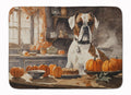Boxer Fall Kitchen Pumpkins Memory Foam Kitchen Mat Machine Washable Anti-Fatigue Cushion Comfort Bath or Kitchen Rug