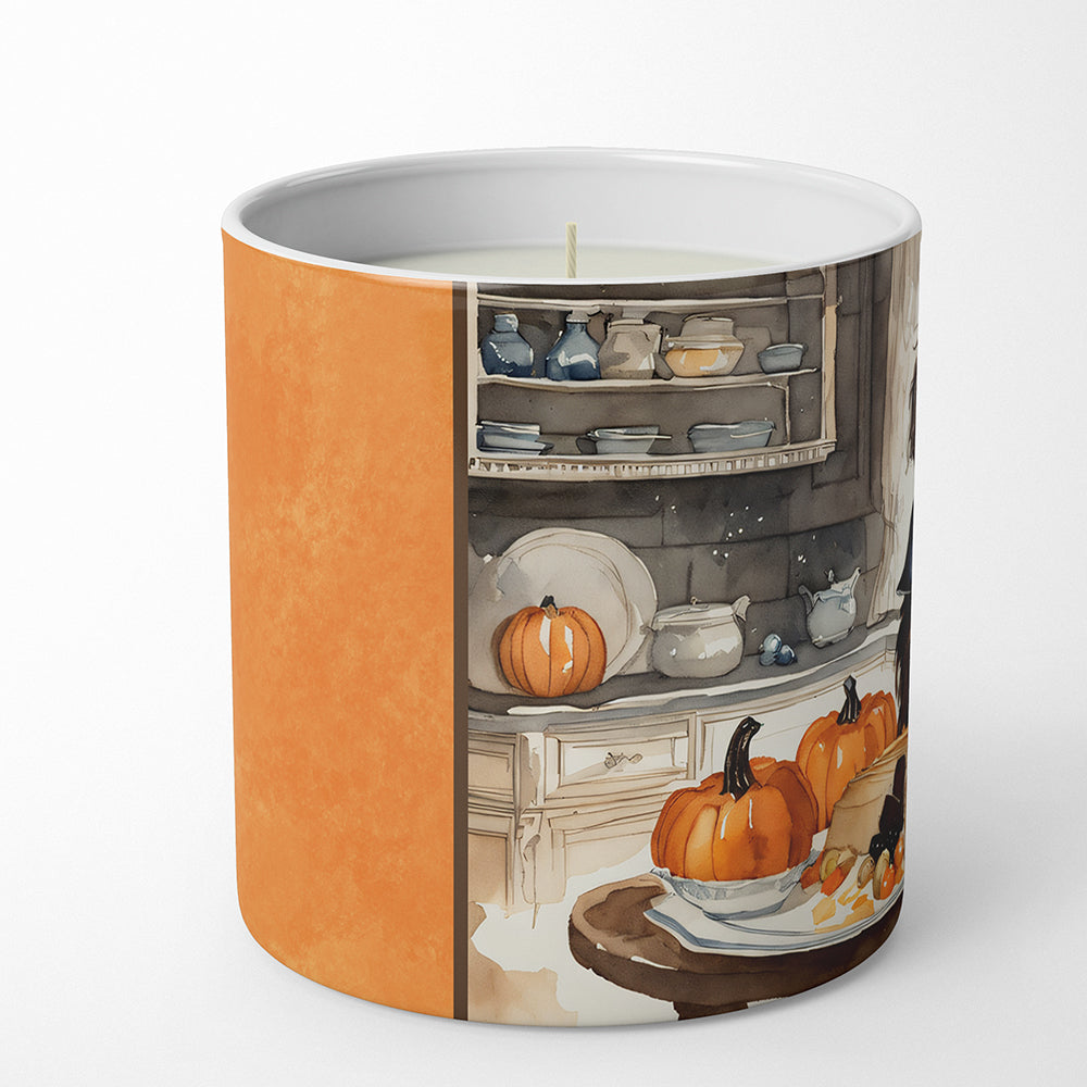 Boykin Spaniel Fall Kitchen Pumpkins Decorative Soy Candle Nature Soy Wax Essential Oil Home Decor Ideal for Bedroom Kitchen Bath Office Gift, 10 oz