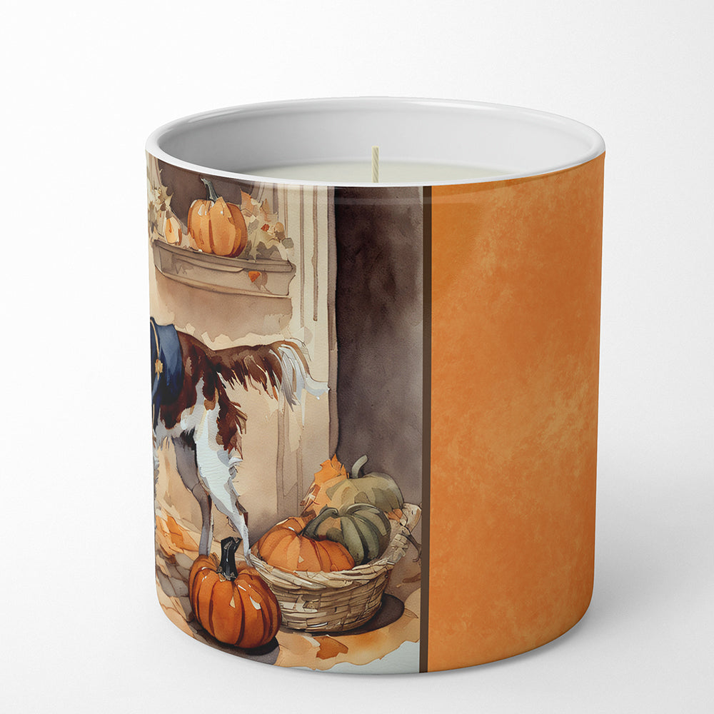 Brittany Fall Kitchen Pumpkins Decorative Soy Candle Nature Soy Wax Essential Oil Home Decor Ideal for Bedroom Kitchen Bath Office Gift, 10 oz