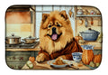 Chow Chow Fall Kitchen Pumpkins Dish Drying Mat Absorbent Dish Drying Mat Pad for Kitchen Counter Dish Drainer Mat for Countertop, 14 x 21", Multicolor