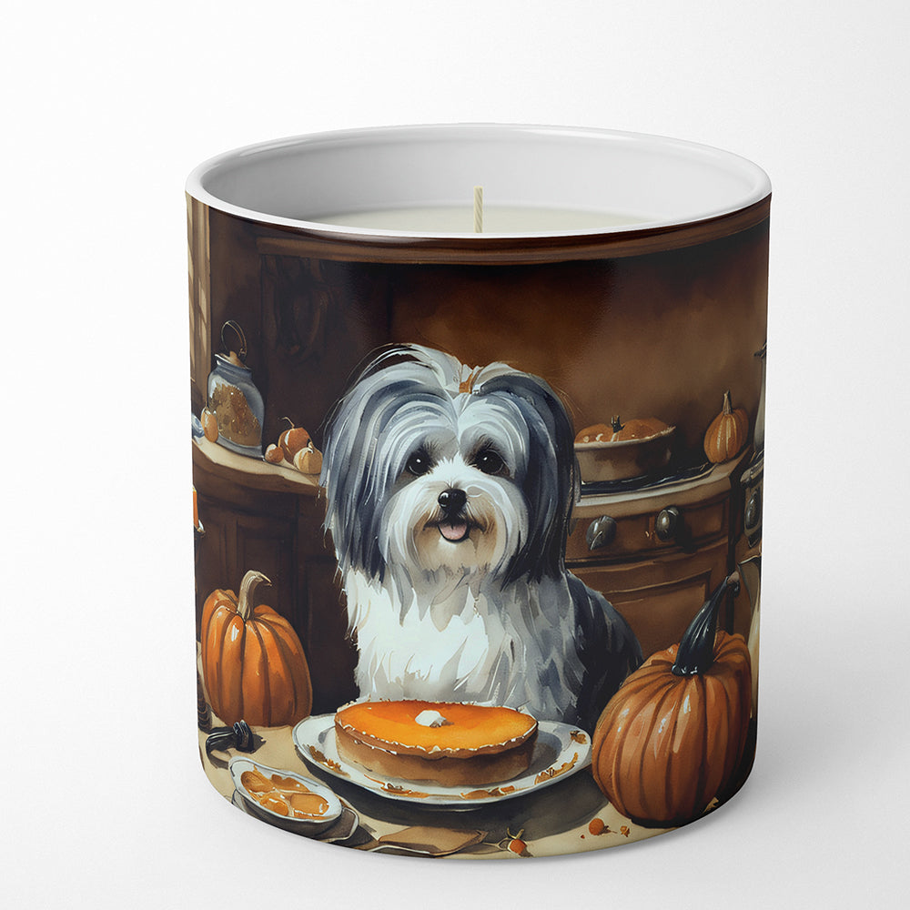 Havanese Fall Kitchen Pumpkins Decorative Soy Candle Nature Soy Wax Essential Oil Home Decor Ideal for Bedroom Kitchen Bath Office Gift, 10 oz