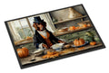Irish Setter Fall Kitchen Pumpkins Doormat Indoor Outdoor 18H X 27W Front Door Mat Rugs for Entryway, Non Slip Washable