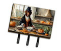 Irish Setter Fall Kitchen Pumpkins Leash or Key Holder Wall Hooks, Coat Rack Wall Mount, for Hanging Keys, Towels, Aprons, Leashes
