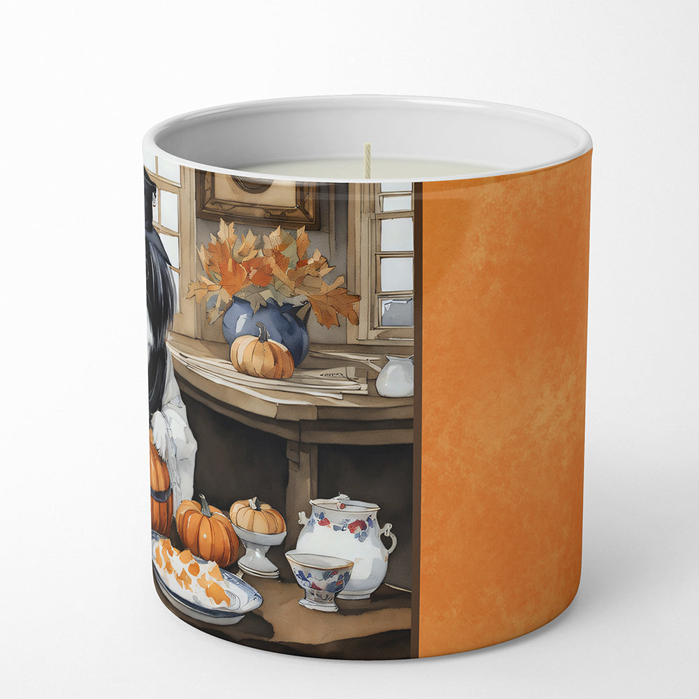 Japanese Chin Fall Kitchen Pumpkins Decorative Soy Candle Nature Soy Wax Essential Oil Home Decor Ideal for Bedroom Kitchen Bath Office Gift, 10 oz