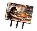Rottweiler Fall Kitchen Pumpkins Leash or Key Holder Wall Hooks, Coat Rack Wall Mount, for Hanging Keys, Towels, Aprons, Leashes