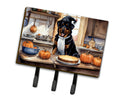 Rottweiler Fall Kitchen Pumpkins Leash or Key Holder Wall Hooks, Coat Rack Wall Mount, for Hanging Keys, Towels, Aprons, Leashes