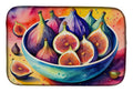 Colorful Figs Dish Drying Mat Absorbent Dish Drying Mat Pad for Kitchen Counter Dish Drainer Mat for Countertop, 14 x 21", Multicolor