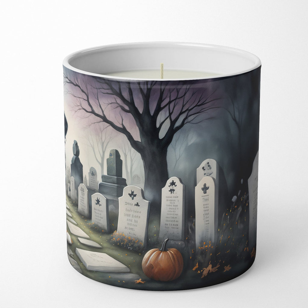 Bernese Mountain Dog Spooky Halloween Decorative Soy Candle Nature Soy Wax Essential Oil Home Decor Ideal for Bedroom Kitchen Bath Office Gift, 10 oz