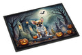 Chihuahua Spooky Halloween Doormat Indoor Outdoor 24H X 36W Front Door Mat Rugs for Entryway, Non Slip Washable Low Pile,