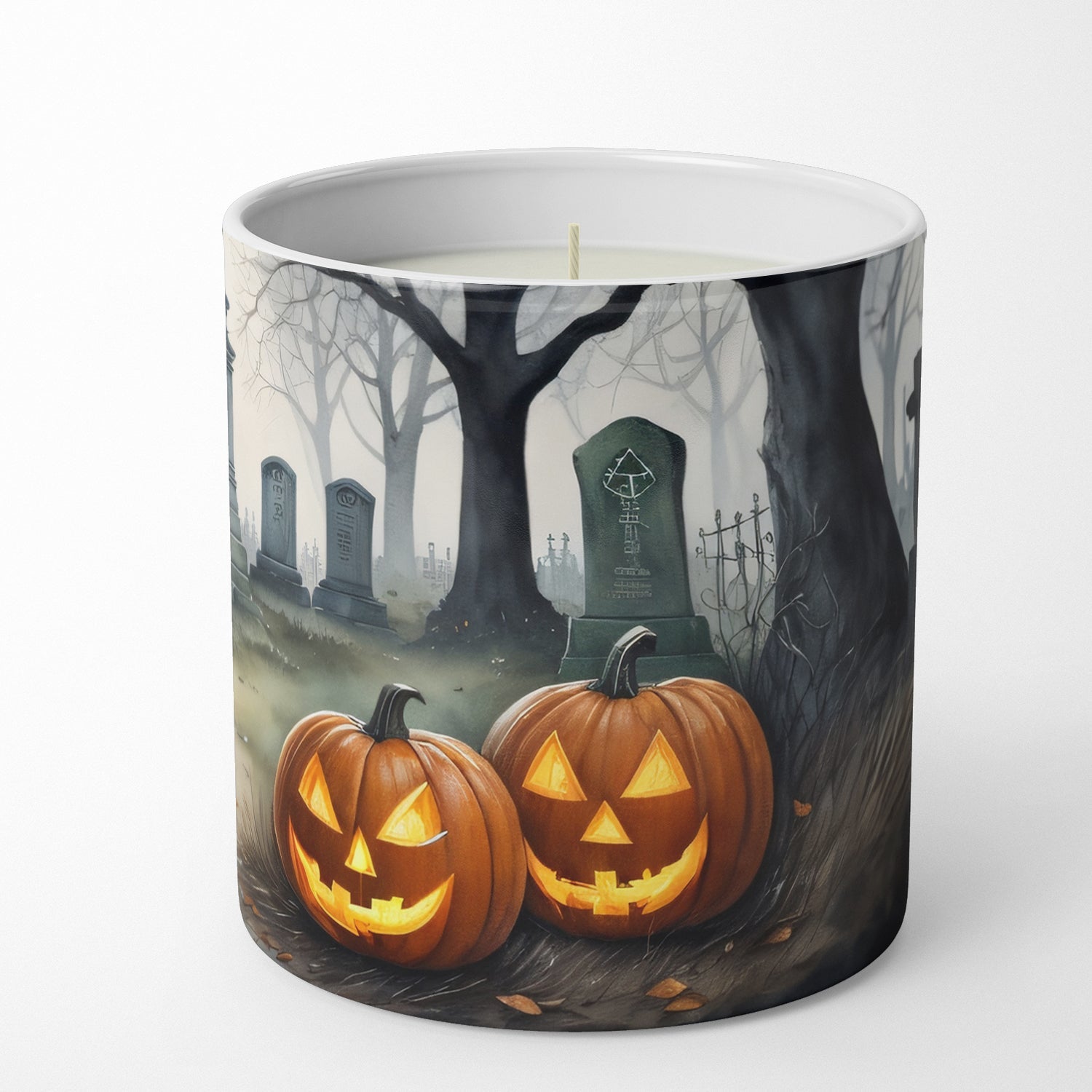 Irish Setter Spooky Halloween Decorative Soy Candle Nature Soy Wax Essential Oil Home Decor Ideal for Bedroom Kitchen Bath Office Gift, 10 oz