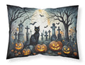 Black Cat Spooky Halloween Standard Pillowcase Lightweight Super Soft Easy Care Decorative Artwork Pillowcase, Standard