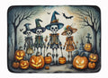 Calacas Skeletons Spooky Halloween Memory Foam Kitchen Mat Machine Washable Anti-Fatigue Cushion Comfort Bath or Kitchen Rug