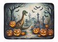 Dinosaurs Spooky Halloween Memory Foam Kitchen Mat Machine Washable Anti-Fatigue Cushion Comfort Bath or Kitchen Rug