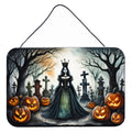 Evil Queen Spooky Halloween Wall or Door Hanging Prints Aluminum Metal Sign Kitchen Wall Bar Bathroom Plaque Home Decor, 8HX12W, Multicolor
