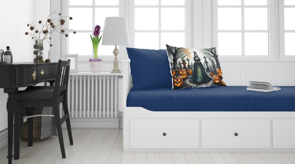 Evil Queen Spooky Halloween Standard Pillowcase Lightweight Super Soft Easy Care Decorative Artwork Pillowcase, Standard