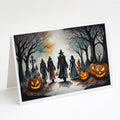 Vampires Spooky Halloween Greeting Cards Pack of 8 Blank Cards with Envelopes Whimsical A7 Size 5x7