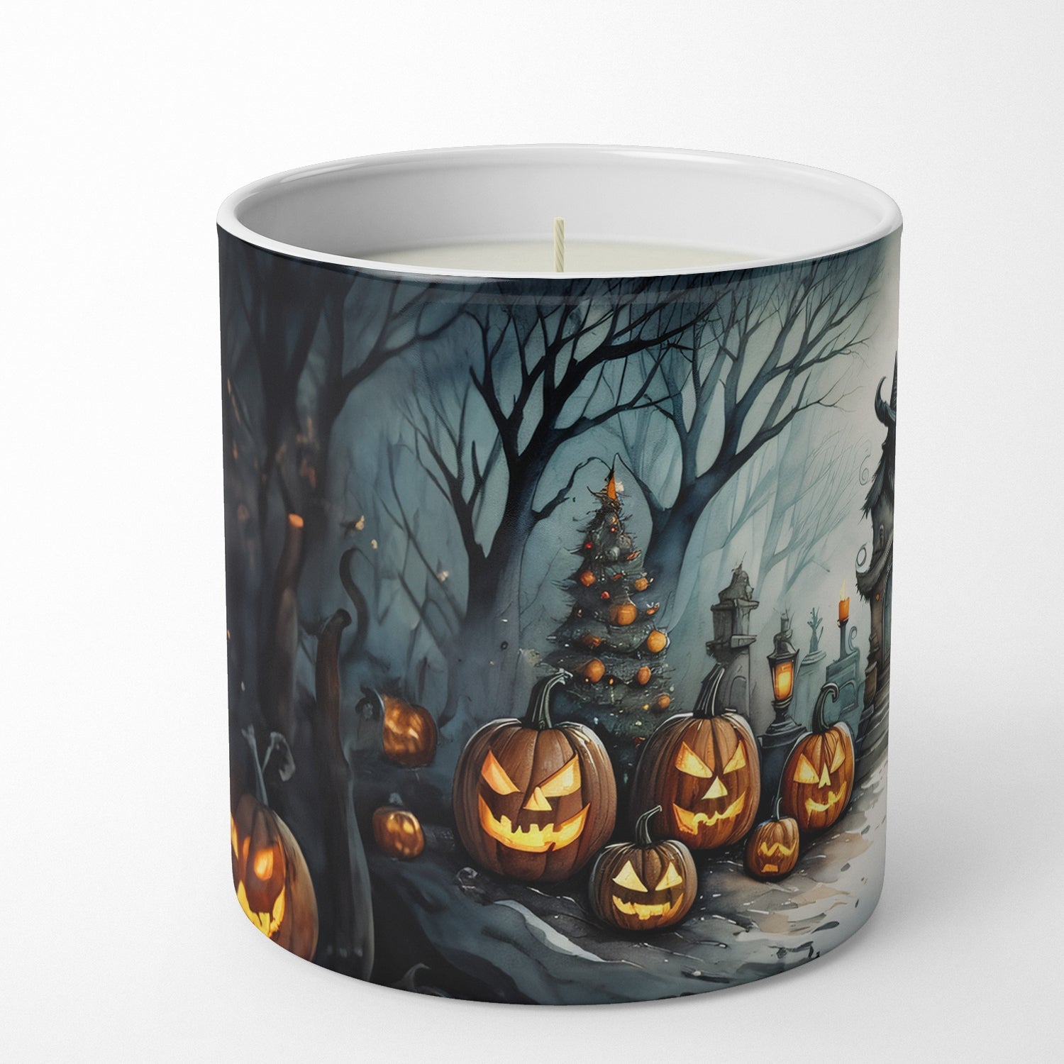 Krampus The Christmas Demon Spooky Halloween Decorative Soy Candle Nature Soy Wax Essential Oil Home Decor Ideal for Bedroom Kitchen Bath Office Gift, 10 oz