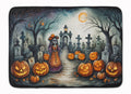 La Catrina Skeleton Spooky Halloween Memory Foam Kitchen Mat Machine Washable Anti-Fatigue Cushion Comfort Bath or Kitchen Rug