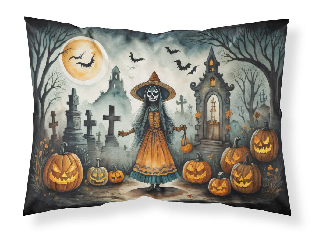La Llorona Skeleton Spooky Halloween Standard Pillowcase Lightweight Super Soft Easy Care Decorative Artwork Pillowcase, Standard