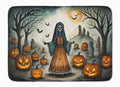 La Llorona Skeleton Spooky Halloween Memory Foam Kitchen Mat Machine Washable Anti-Fatigue Cushion Comfort Bath or Kitchen Rug