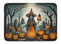 La Llorona Skeleton Spooky Halloween Memory Foam Kitchen Mat Machine Washable Anti-Fatigue Cushion Comfort Bath or Kitchen Rug