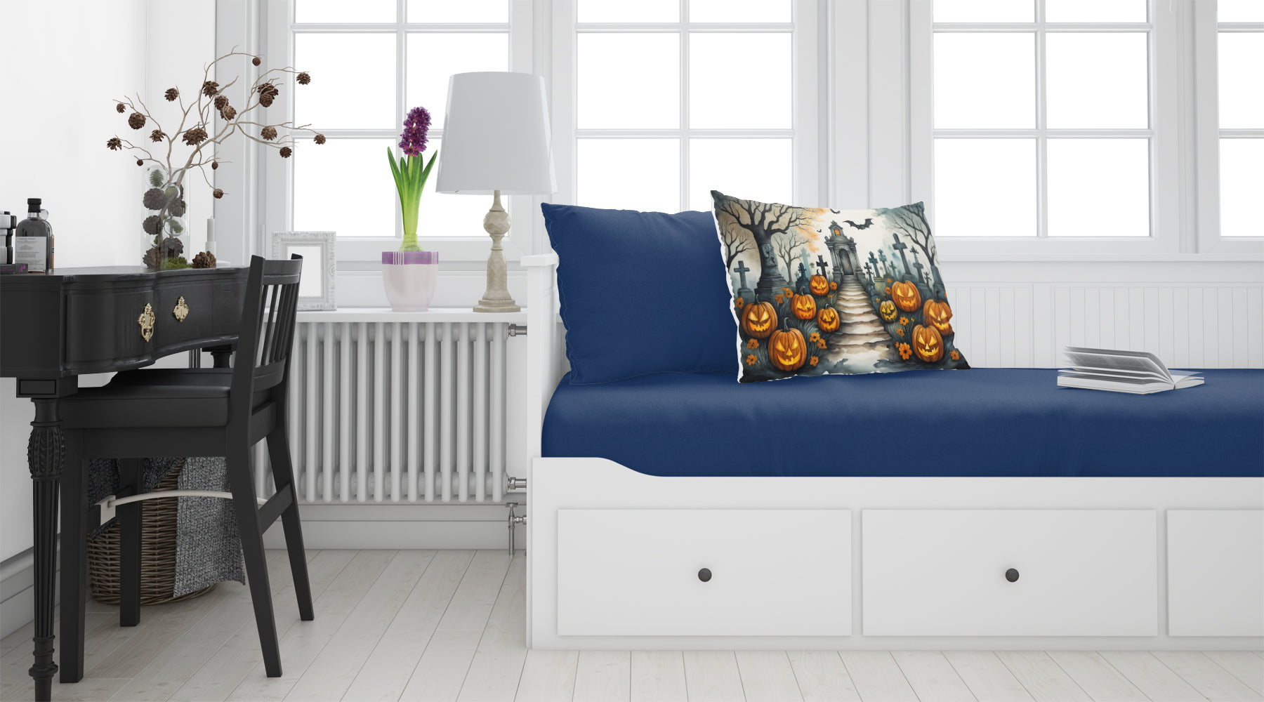 Marigold Spooky Halloween Standard Pillowcase Lightweight Super Soft Easy Care Decorative Artwork Pillowcase, Standard