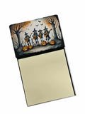 Mariachi Skeleton Band Spooky Halloween Watercolor Sticky Note Holder Refillable Dispenser Desk Accessory 3x3 Pad Gift