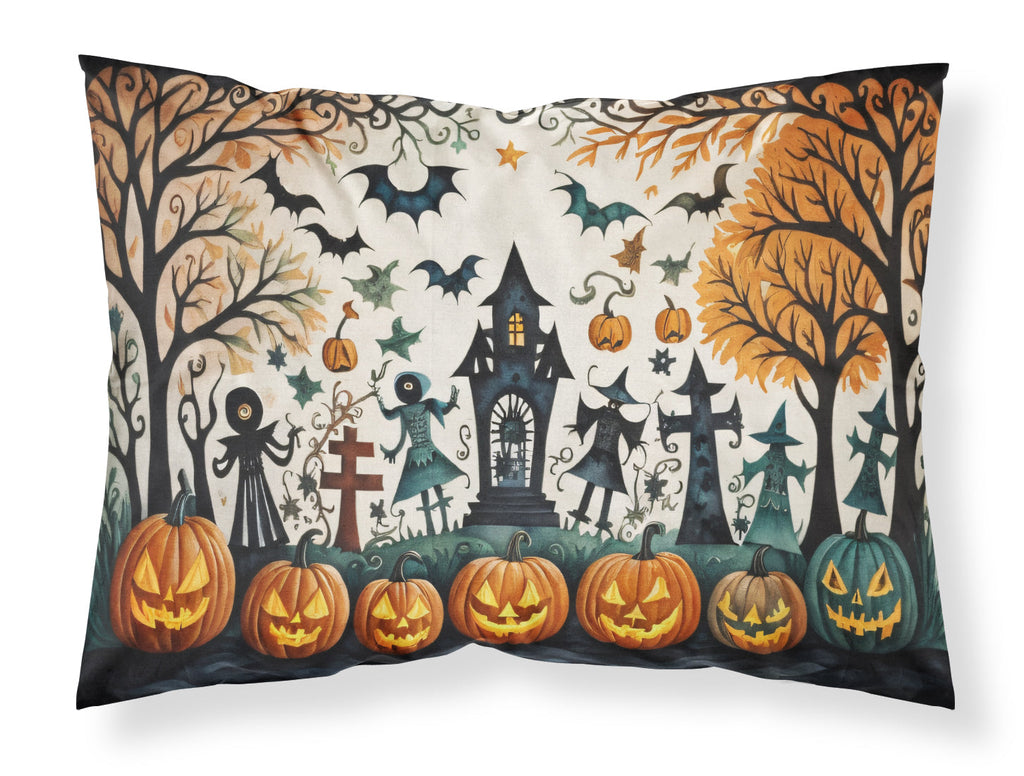 Papel Picado Skeletons Spooky Halloween Standard Pillowcase Lightweight Super Soft Easy Care Decorative Artwork Pillowcase, Standard