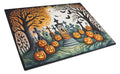 Papel Picado Skeletons Spooky Halloween Cutting Board Tempered Glass Kitchen Cutting Surface, Heat Resistant Chopping, Non-Slip Feet, Food Prep & Serving