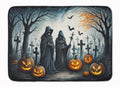 The Grim Reaper Spooky Halloween Memory Foam Kitchen Mat Machine Washable Anti-Fatigue Cushion Comfort Bath or Kitchen Rug