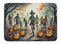 Zombies Spooky Halloween Memory Foam Kitchen Mat Machine Washable Anti-Fatigue Cushion Comfort Bath or Kitchen Rug