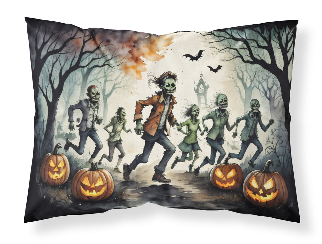 Zombies Spooky Halloween Standard Pillowcase Lightweight Super Soft Easy Care Decorative Artwork Pillowcase, Standard
