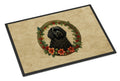 Puli Christmas Flowers Doormat Indoor Outdoor 24H X 36W Front Door Mat Rugs for Entryway, Non Slip Washable Low Pile,