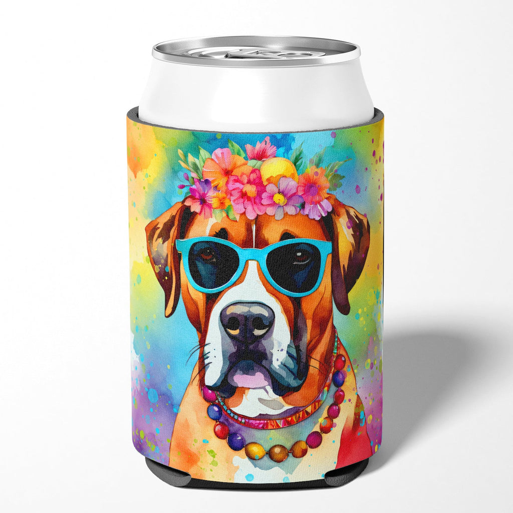 Boxer Hippie Dawg Can or Bottle Hugger Cooler Sleeve for Standard 12 oz Cans, Insulated Foam Beer & Soda Can Hugger Reusable