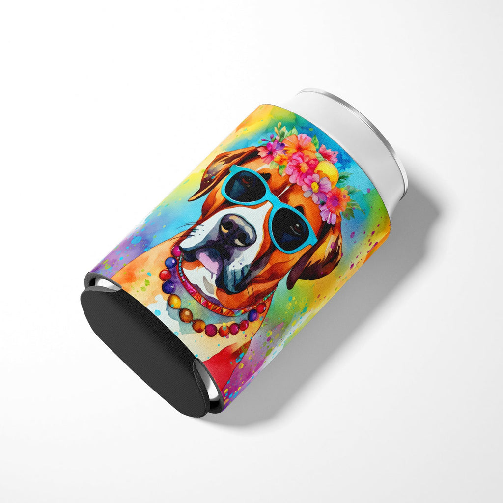 Boxer Hippie Dawg Can or Bottle Hugger Cooler Sleeve for Standard 12 oz Cans, Insulated Foam Beer & Soda Can Hugger Reusable