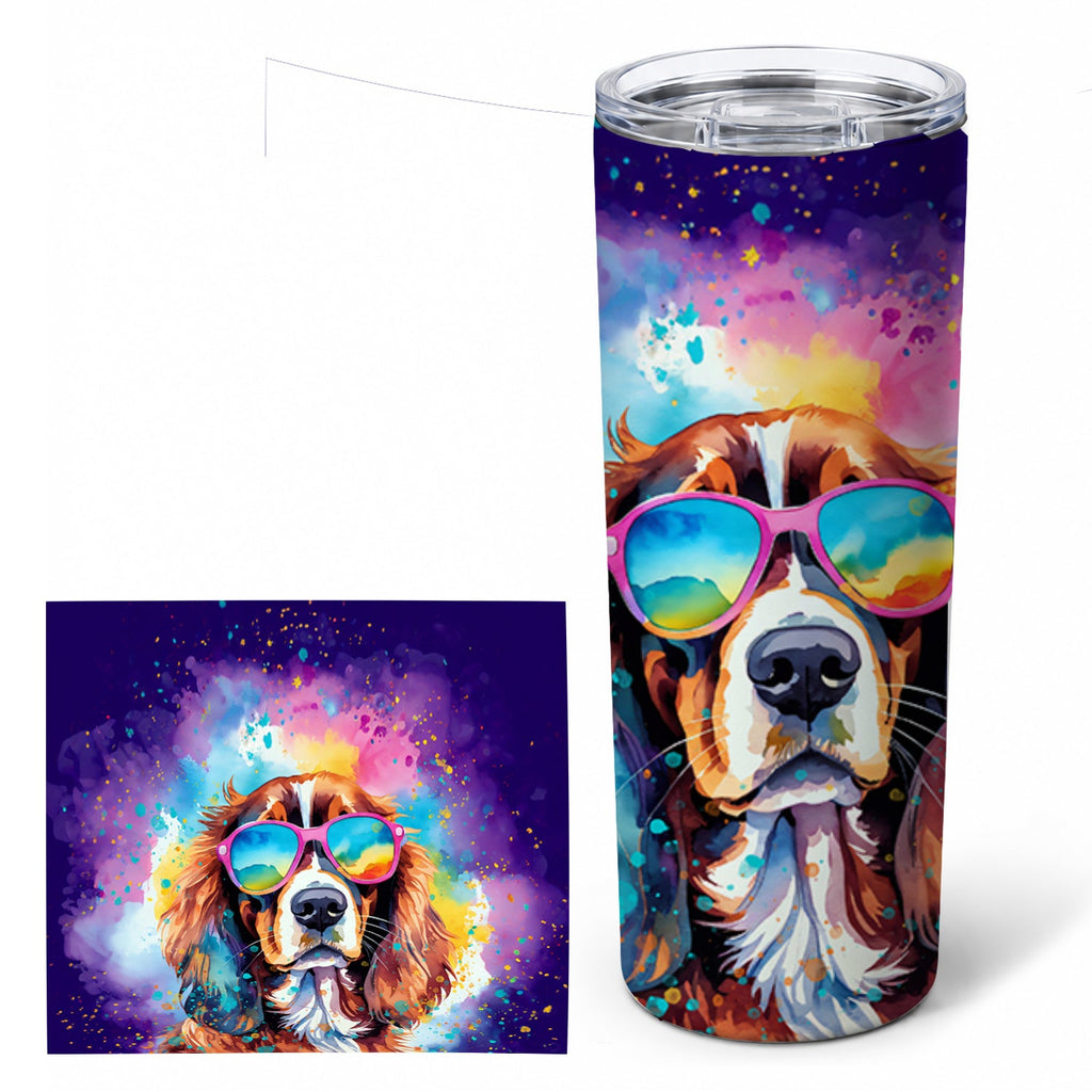 Cavalier King Charles Spaniel 20 oz Skinny Tumbler with Lid and Straw