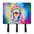 Dalmatian Hippie Dawg Leash or Key Holder Wall Hooks, Coat Rack Wall Mount, for Hanging Keys, Towels, Aprons, Leashes