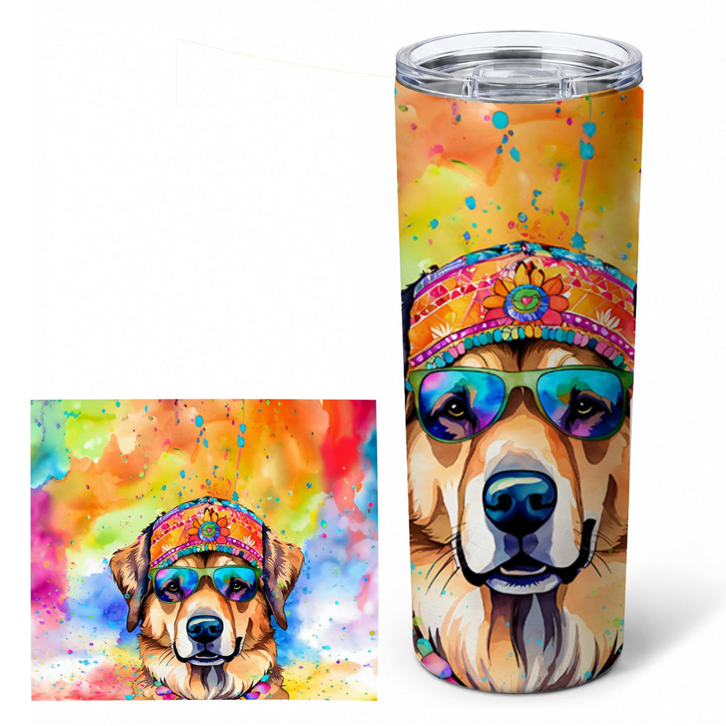 Hippie Dawg Stainless Steel Skinny Tumbler 20 oz Vacuum Double Walled Reusable Insulated Travel Cup