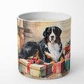 Bernese Mountain Dog Cozy Christmas Decorative Soy Candle Nature Soy Wax Essential Oil Home Decor Ideal for Bedroom Kitchen Bath Office Gift, 10 oz