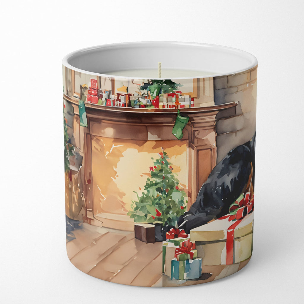 Bernese Mountain Dog Cozy Christmas Decorative Soy Candle Nature Soy Wax Essential Oil Home Decor Ideal for Bedroom Kitchen Bath Office Gift, 10 oz