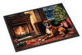 Boxer Cozy Christmas Doormat Indoor Outdoor 18H X 27W Front Door Mat Rugs for Entryway, Non Slip Washable