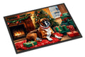 Boxer Cozy Christmas Doormat Indoor Outdoor 24H X 36W Front Door Mat Rugs for Entryway, Non Slip Washable Low Pile,